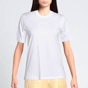 Burberry White Logo T-Shirt